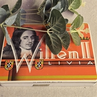 Willem-sigarenfabrieken-orange-metaldaase-gammel-cigar-æske